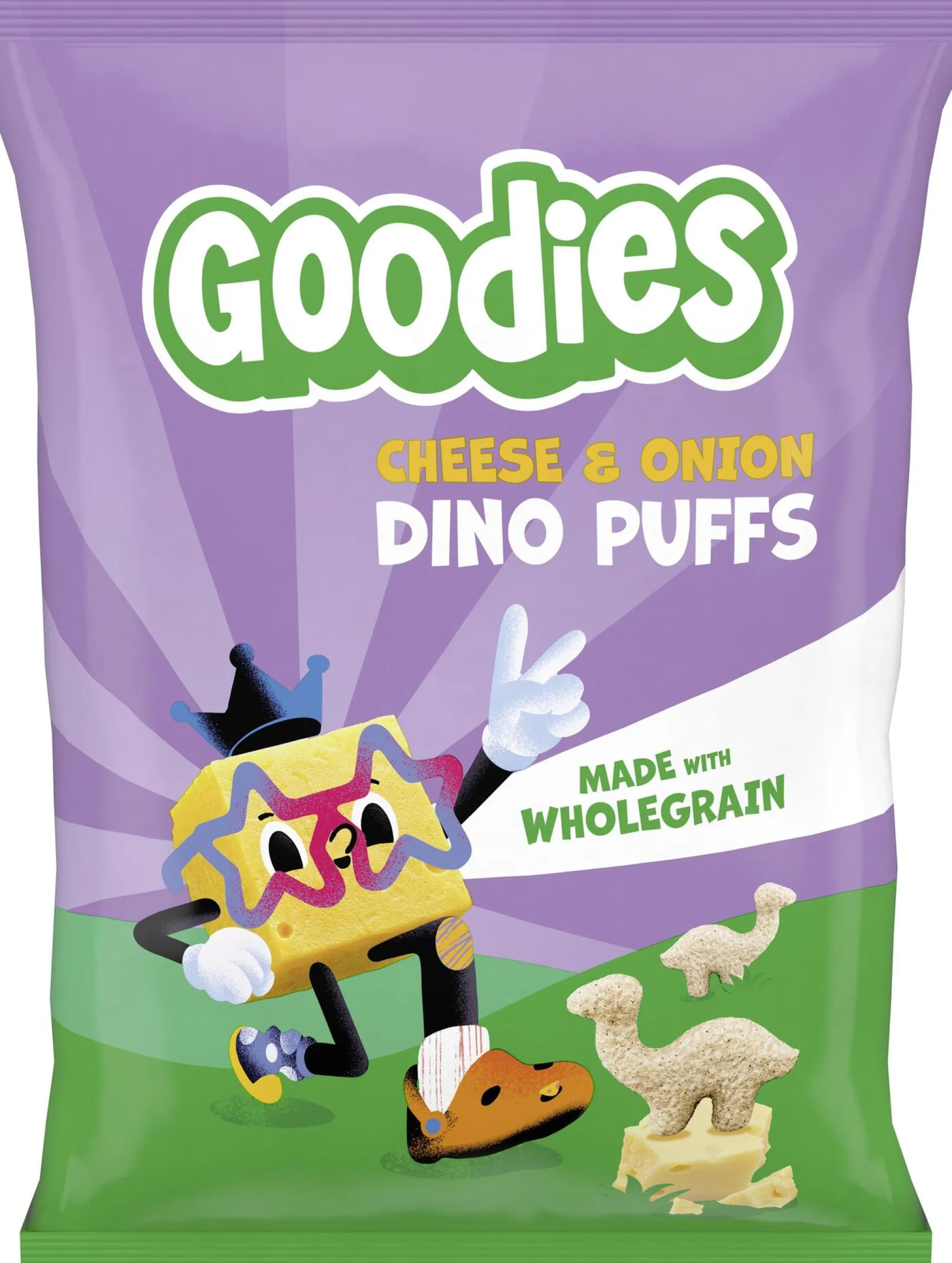 Goodies Dino Puffs Ost & Lök 3 år 30 g