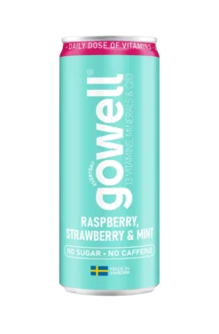 Gowell Jordgubb Hallon Mynta 330 ml