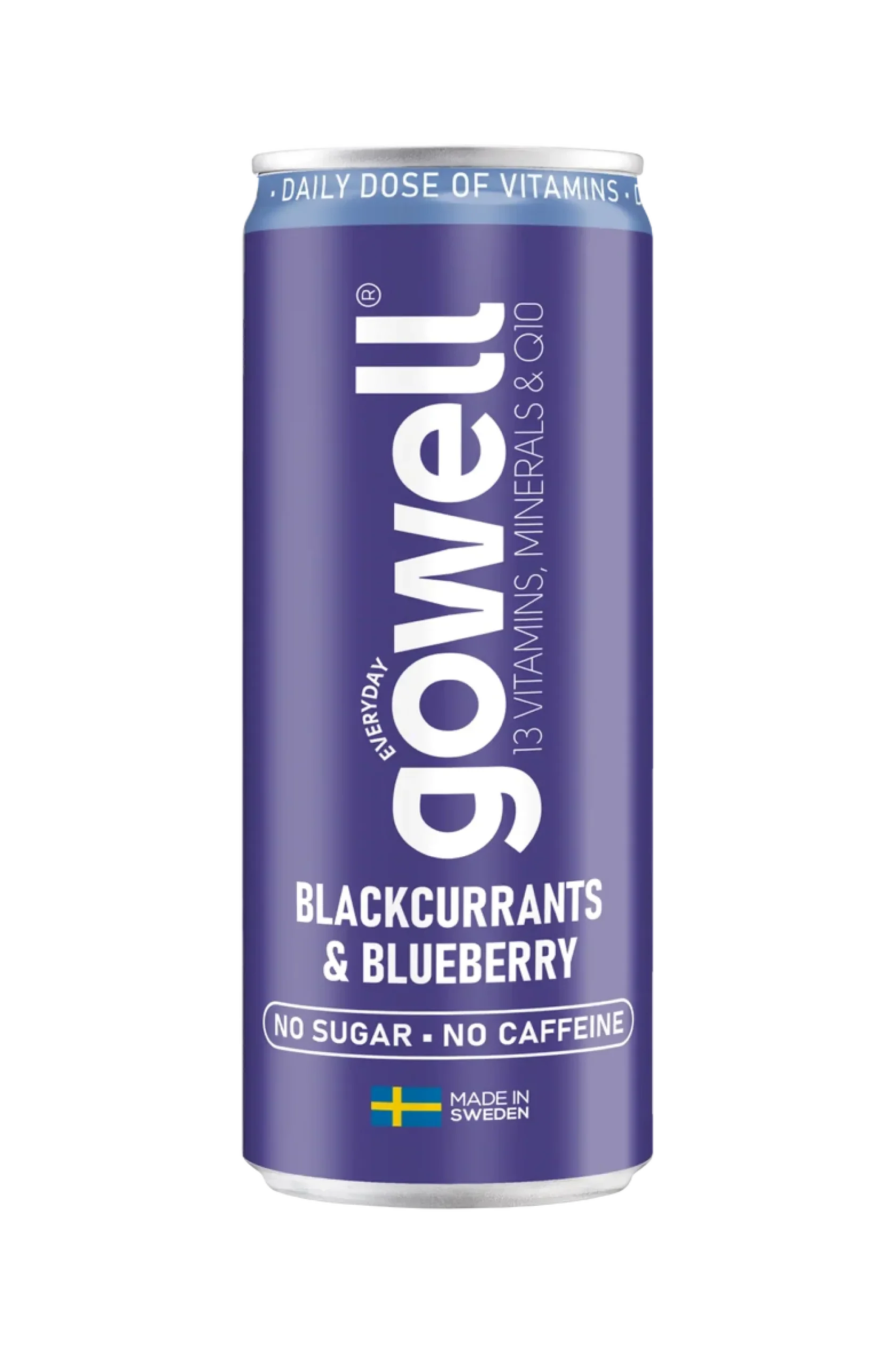 Gowell Svartvinbär Blåbär 330 ml
