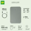 GP Batteries Powerbank Plus 5000mAh Grå