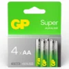 GP Batteries Super Alkaline AA paper box 4 st