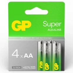 GP Batteries Super Alkaline AA paper box 4 st