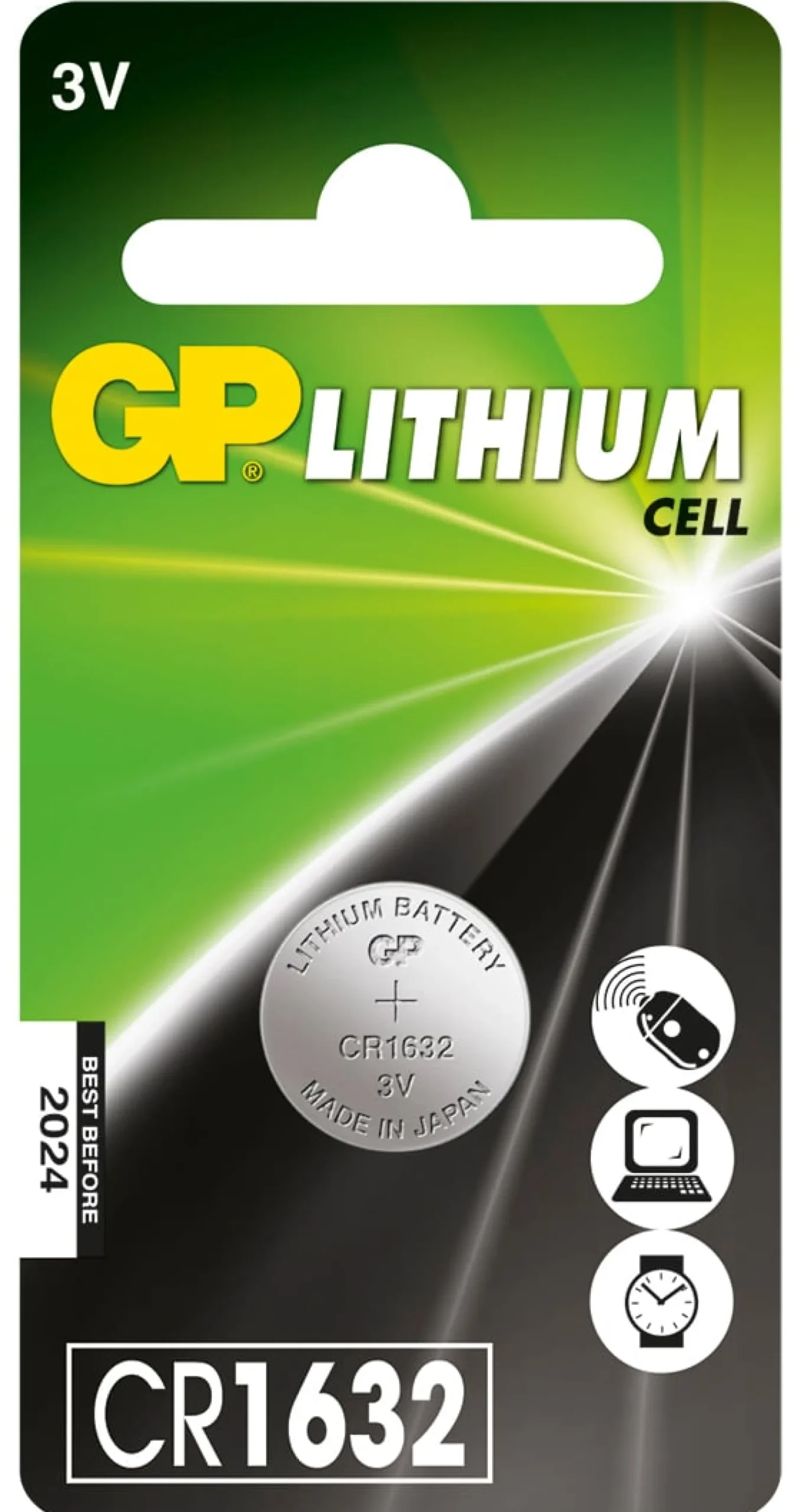 GP Lithium 1632-C1 Knappcellsbatteri 1 st
