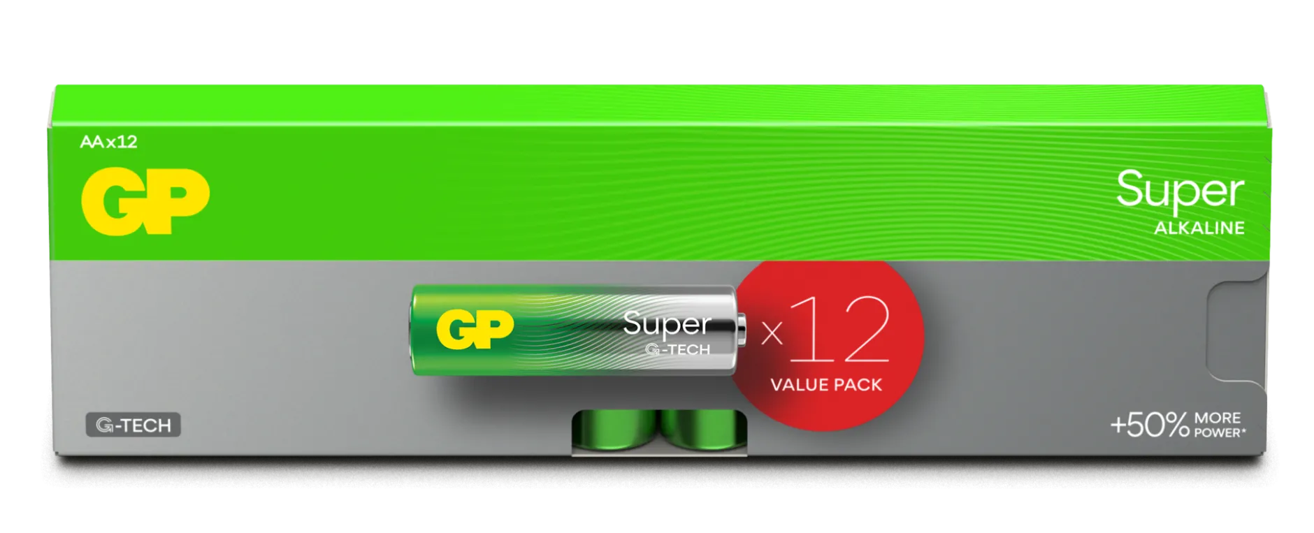 GP Super Alkaline AA 15A/LR6 Batterier 12-pack