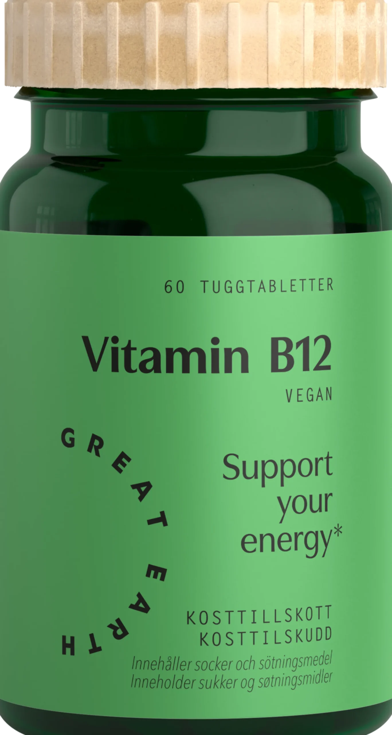 Great Earth B12 60 sugtabletter