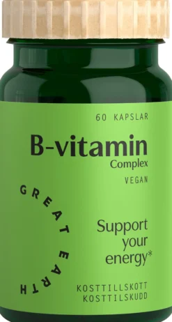 Great Earth B-vitamin Complex 60 kapslar