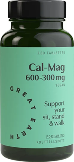 Great Earth Cal-Mag 600-300 mg 120 tabletter