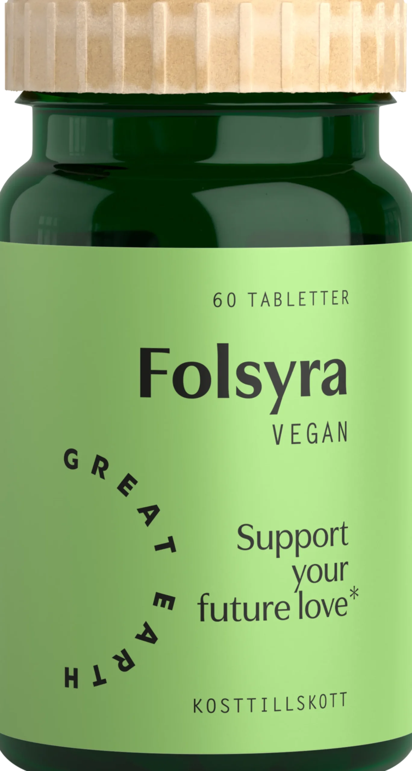 Great Earth Folsyra 400µg 60 tabletter