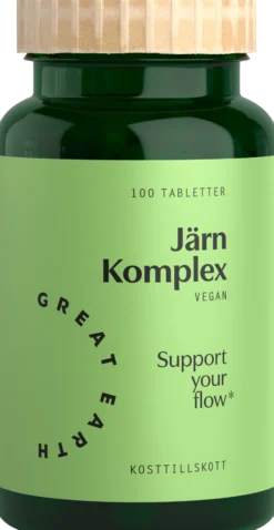 Great Earth Järn Komplex 25mg 100 tabletter