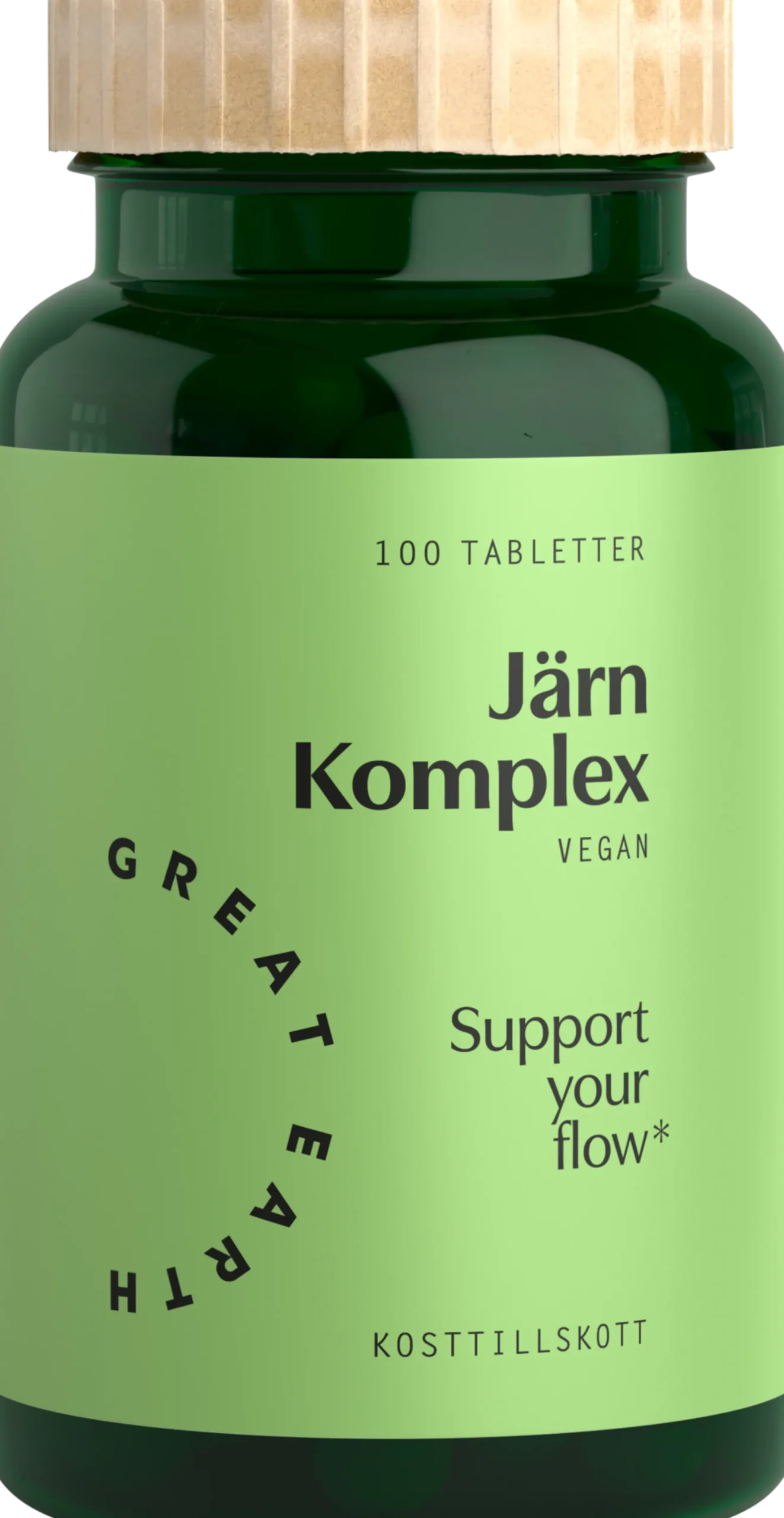 Great Earth Järn Komplex 25mg 100 tabletter