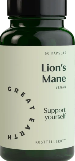 Great Earth Lion's Mane 60 kapslar