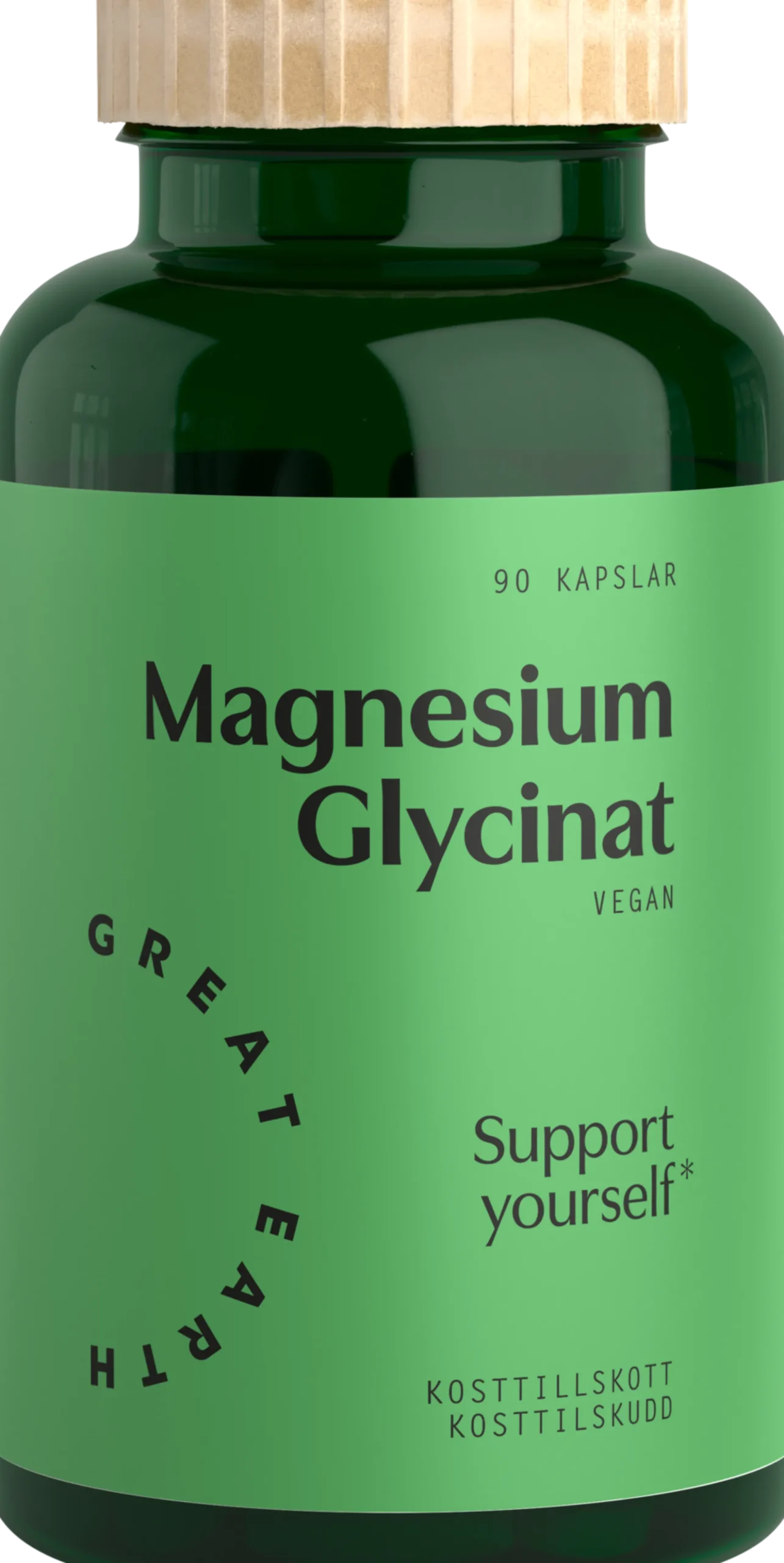Great Earth Magnesiumglycinat 90 kapslar