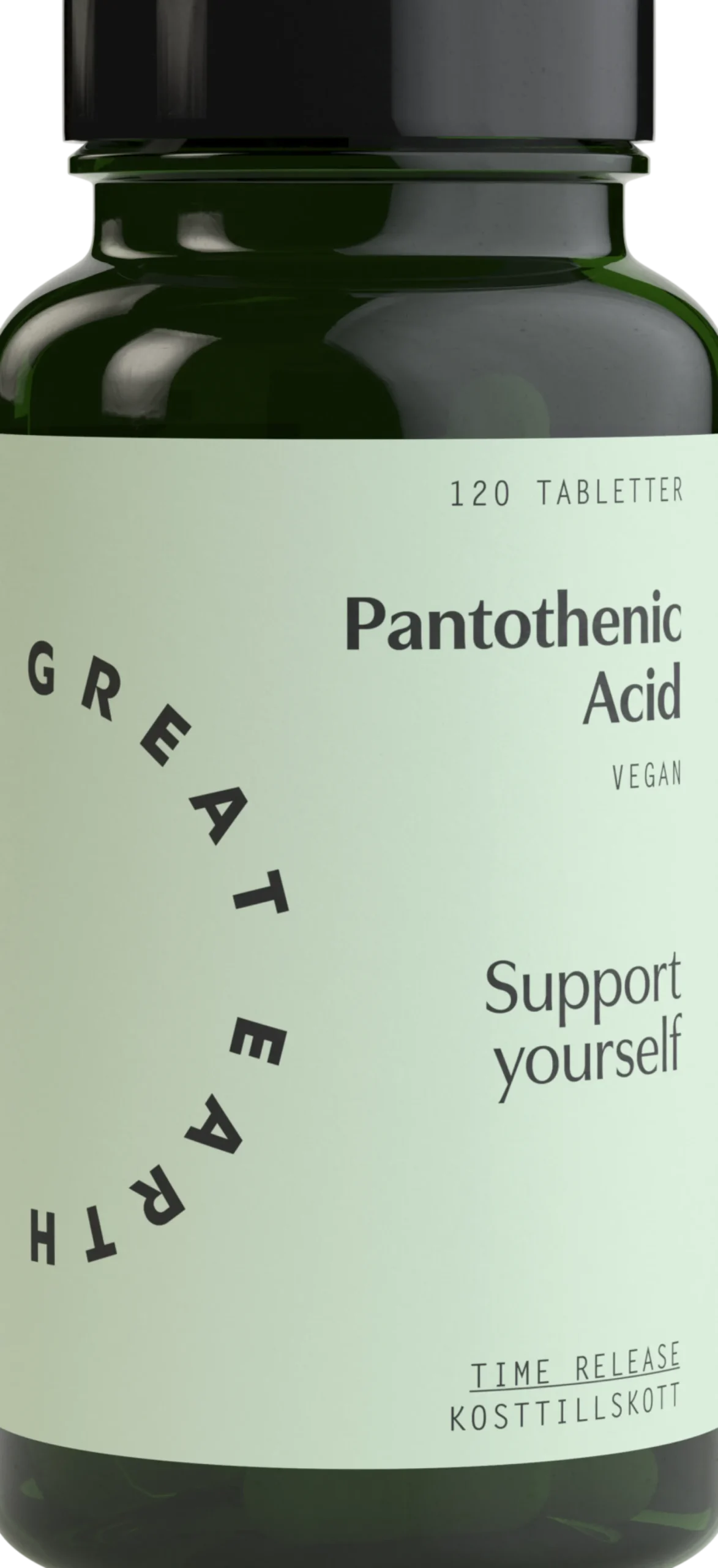 Great Earth Pantothenic Acid 120 tabletter