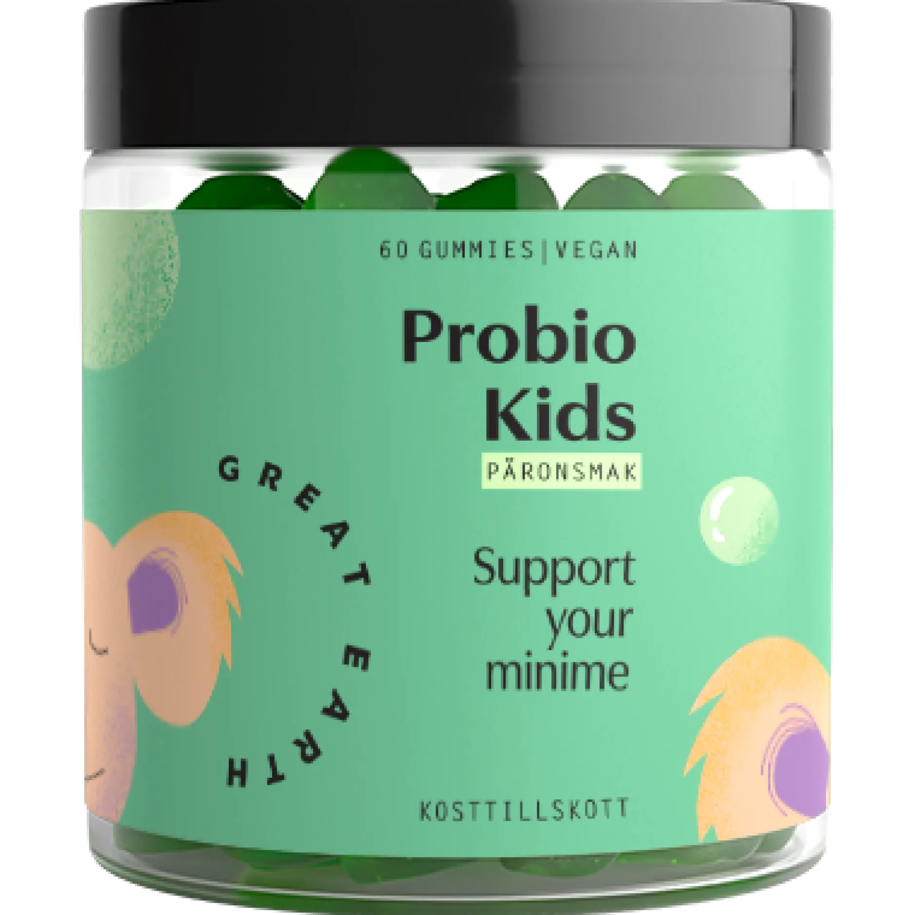 Great Earth Probio Kids 60 tuggtabletter