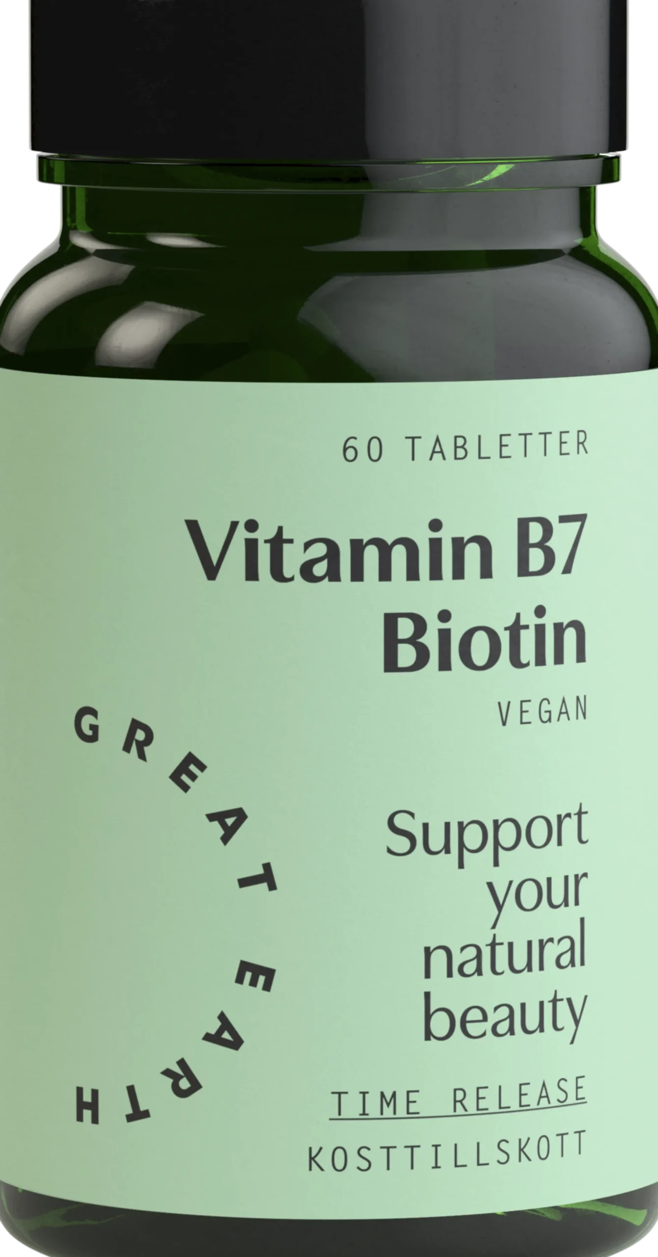 Great Earth Vitamin B7 Biotin 1000µg 60 tabletter