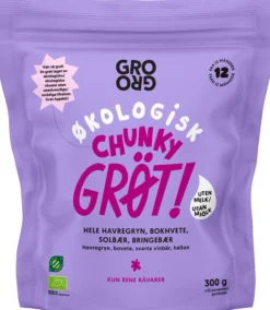 Grogro Gröt Svarta Vinbär Hallon 12 månader
