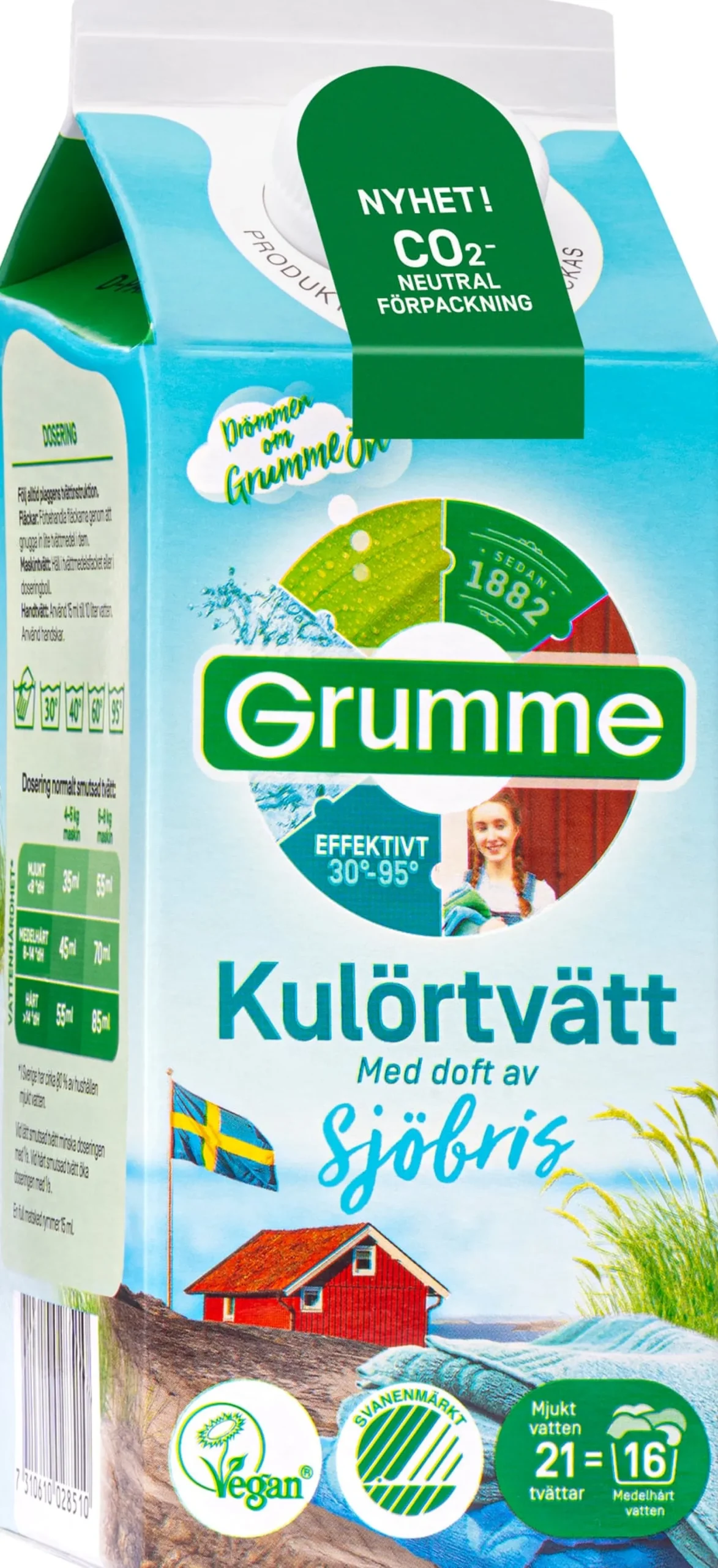 Grumme Kulörtvätt Sjöbris 750 ml