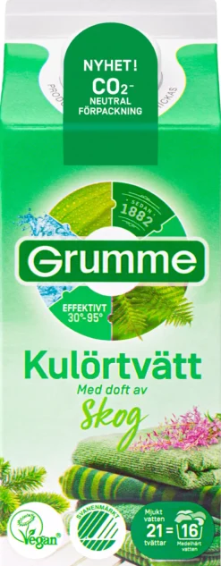 Grumme Kulörtvätt Skog 750 ml