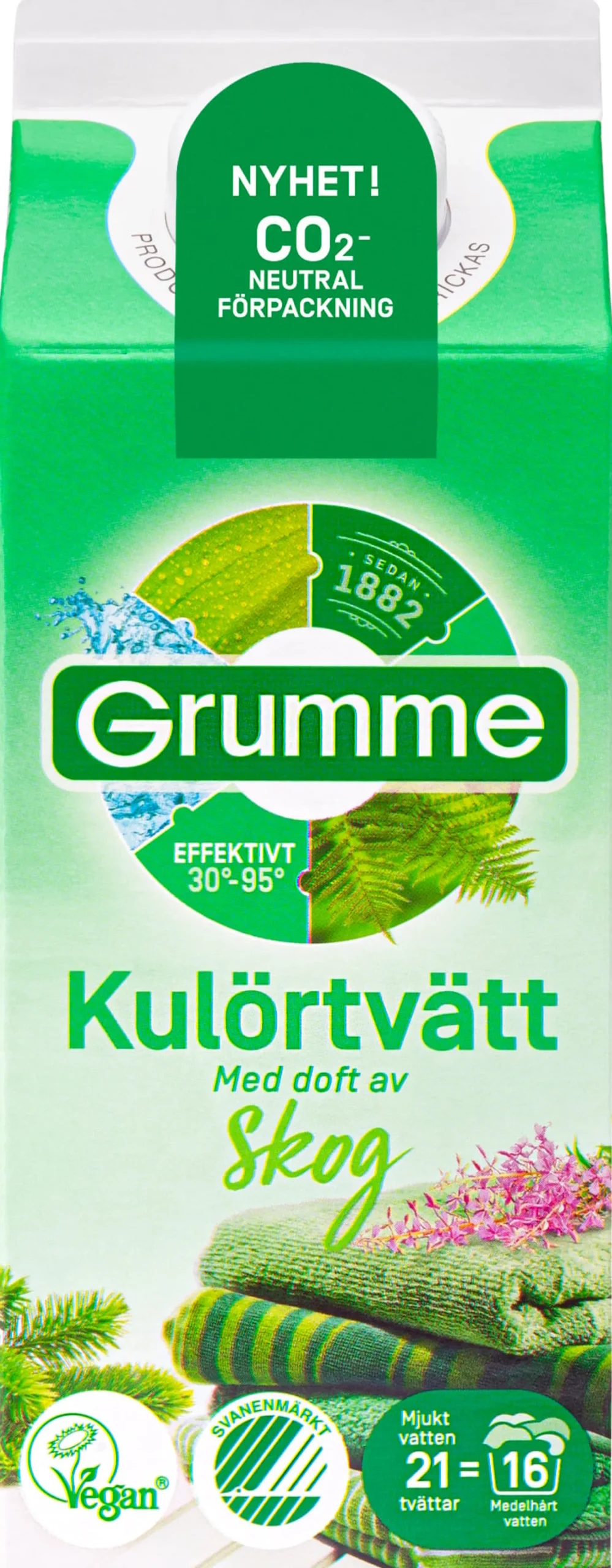 Grumme Kulörtvätt Skog 750 ml