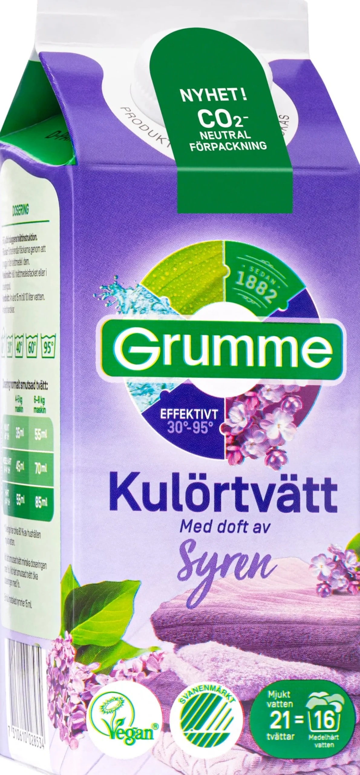 Grumme Kulörtvätt Syrén 750 ml