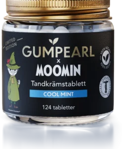 GUMPEARL x Moomin Cool Mint Tandkrämstablett 124 st