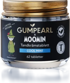 Gumpearl x Moomin Cool Mint Tandkrämstablett 62 st