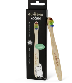 Gumpearl x Moomin Tandborste Bambu Barn 1 st
