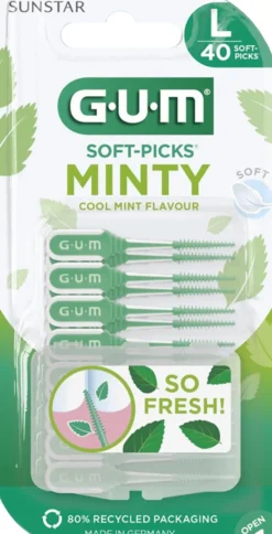 GUM Soft-Picks Comfort Flex L Mint 40 st