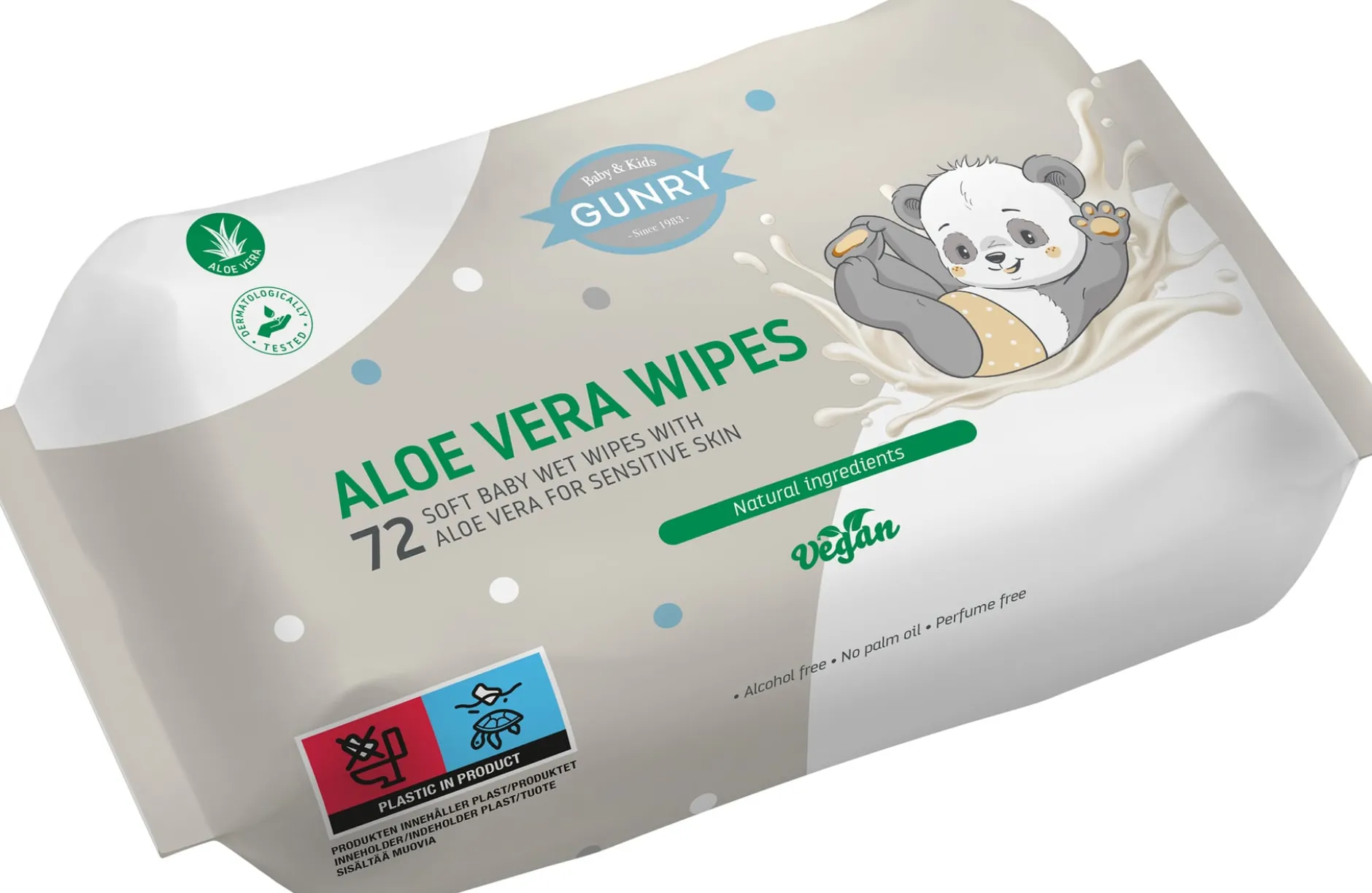 Gunry Baby Våtservetter Aloe Vera 72st