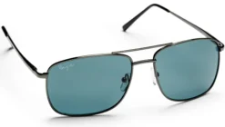 Haga Eyewear Prague Shiny Gun Grey lens