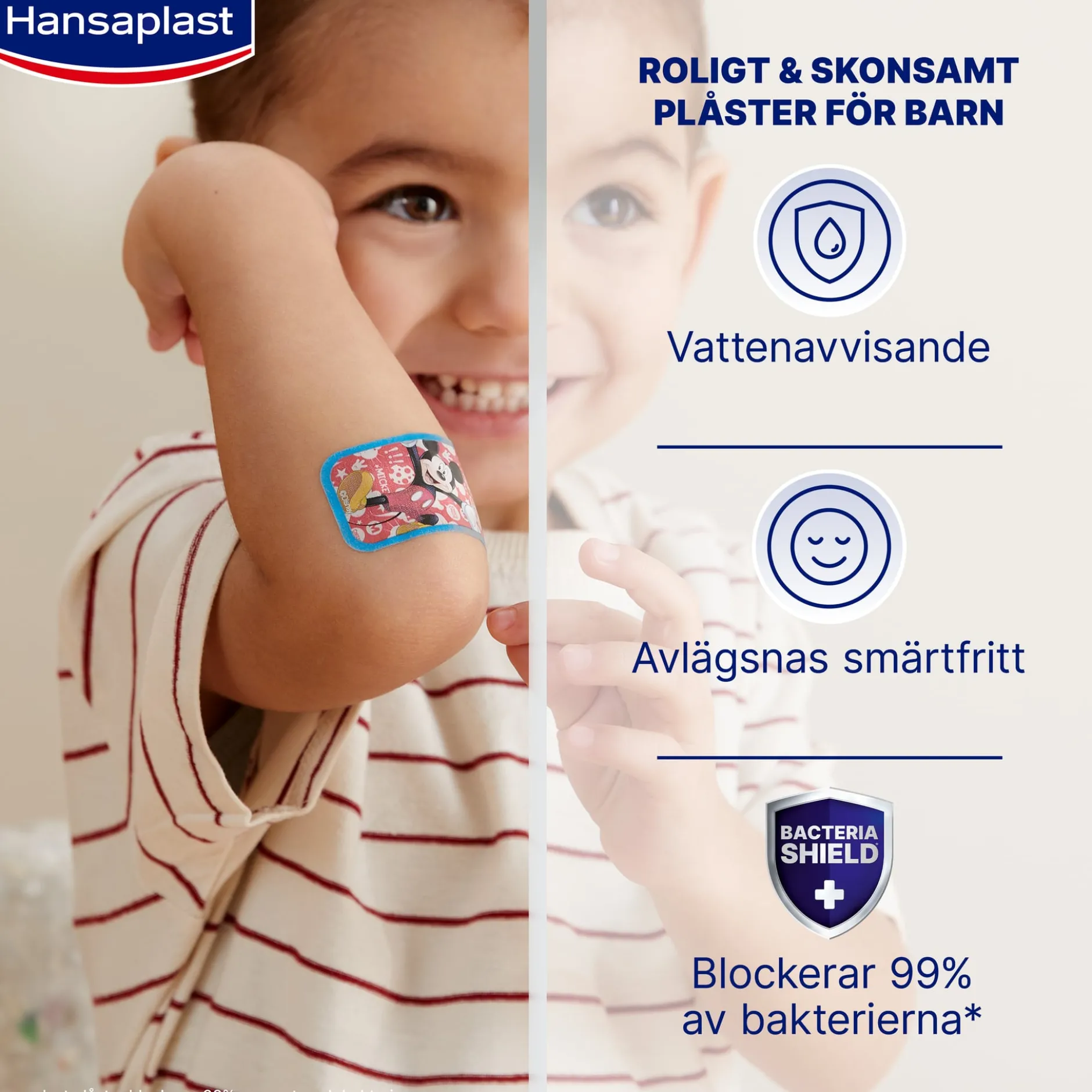 Hansaplast Disney Kids Mickey Plåster 20 st