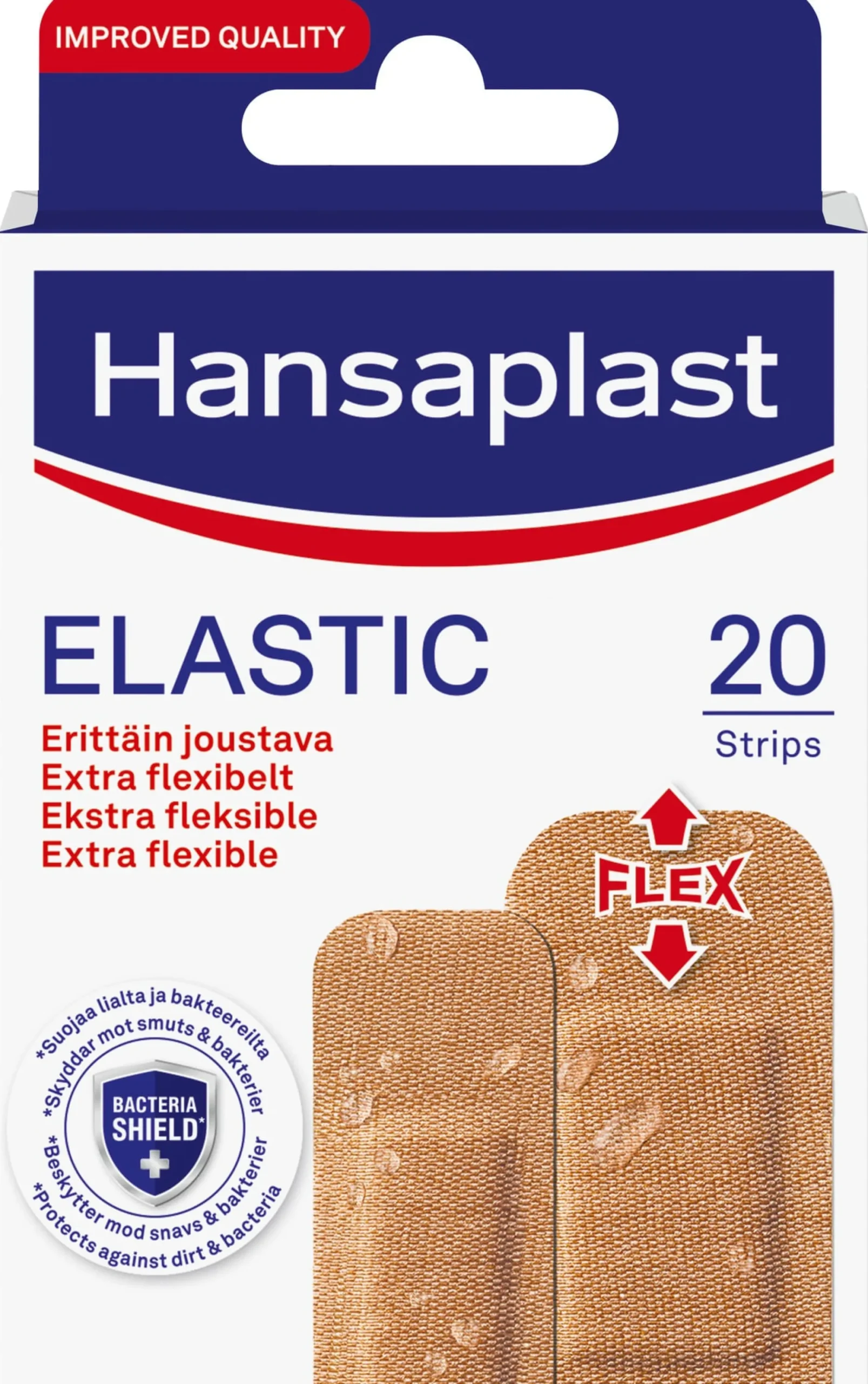 Hansaplast Elastic Extra Flexibelt Plåster 20 st
