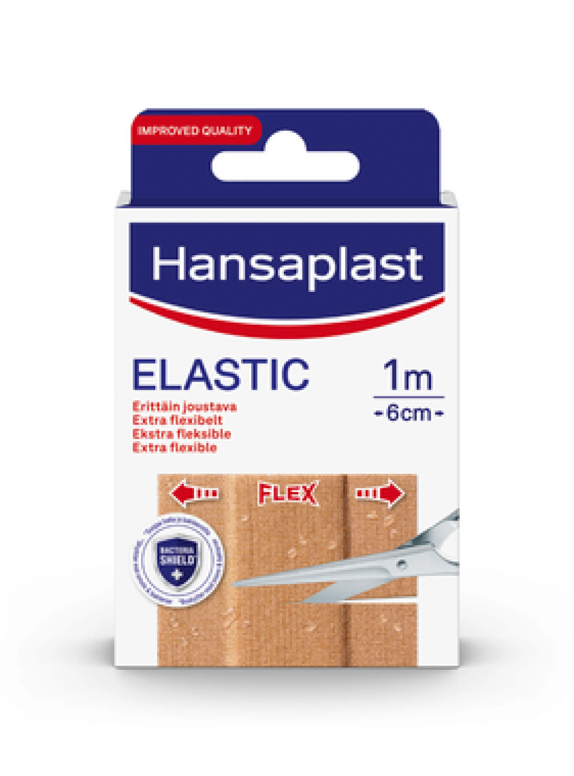 Hansaplast Elastic Vävplåster 1 m x 6 cm