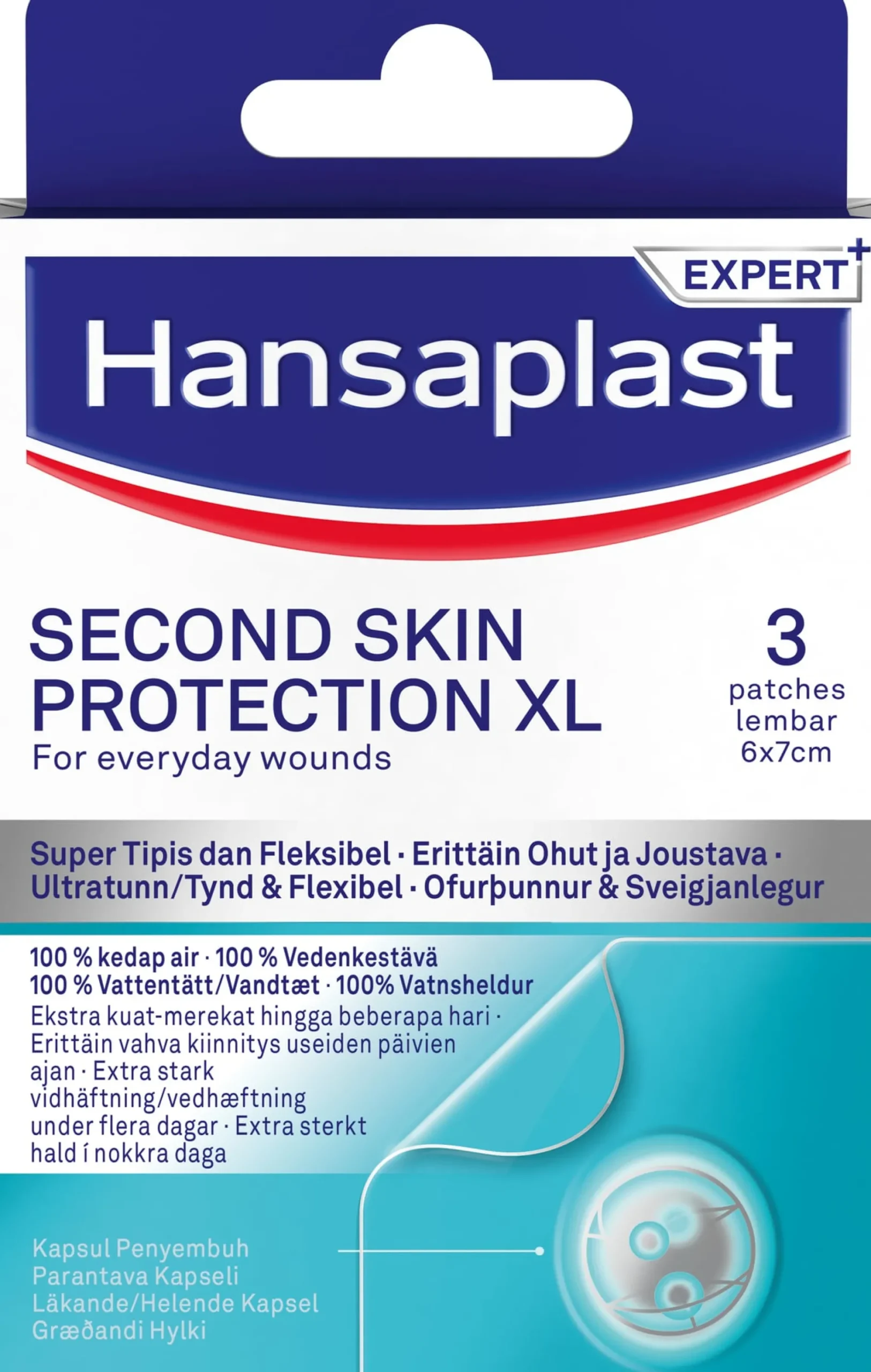 Hansaplast Second Skin Protection XL