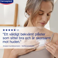 Hansaplast Sensitive Plåster XL 6 x 7 cm 5 st