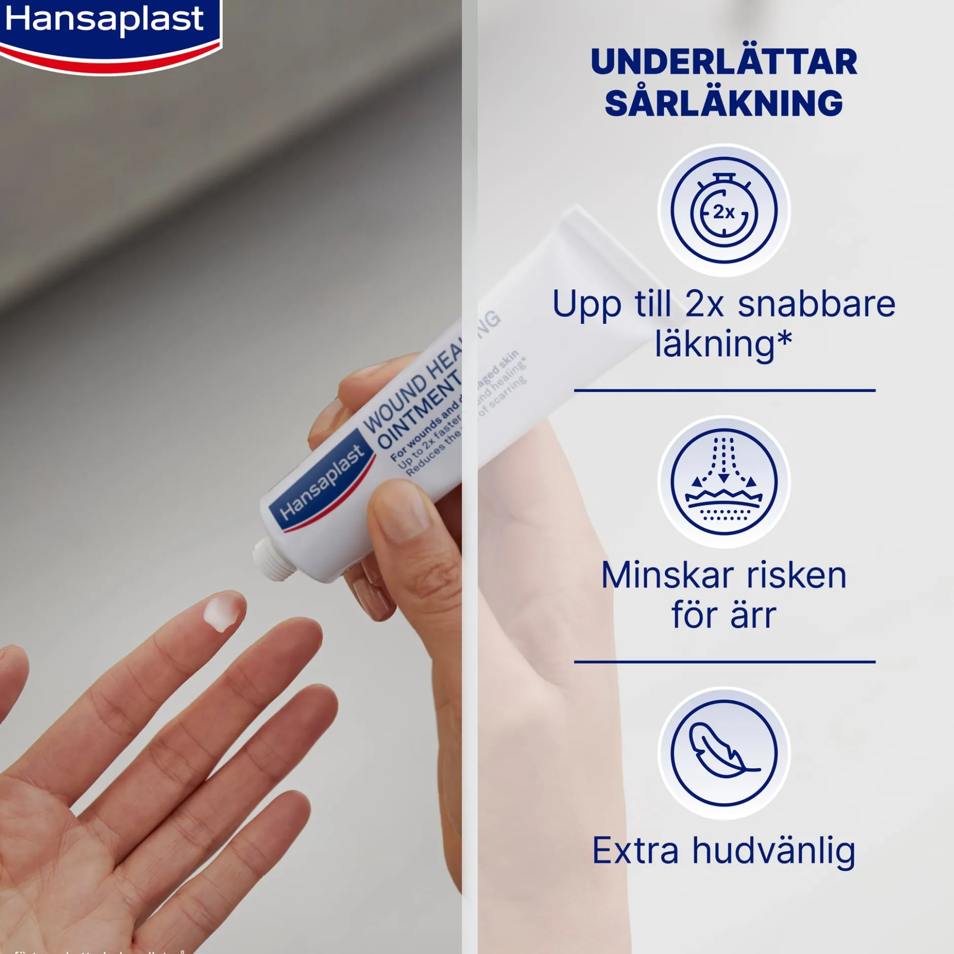 Hansaplast Wound Healing Ointment Salva 20 g