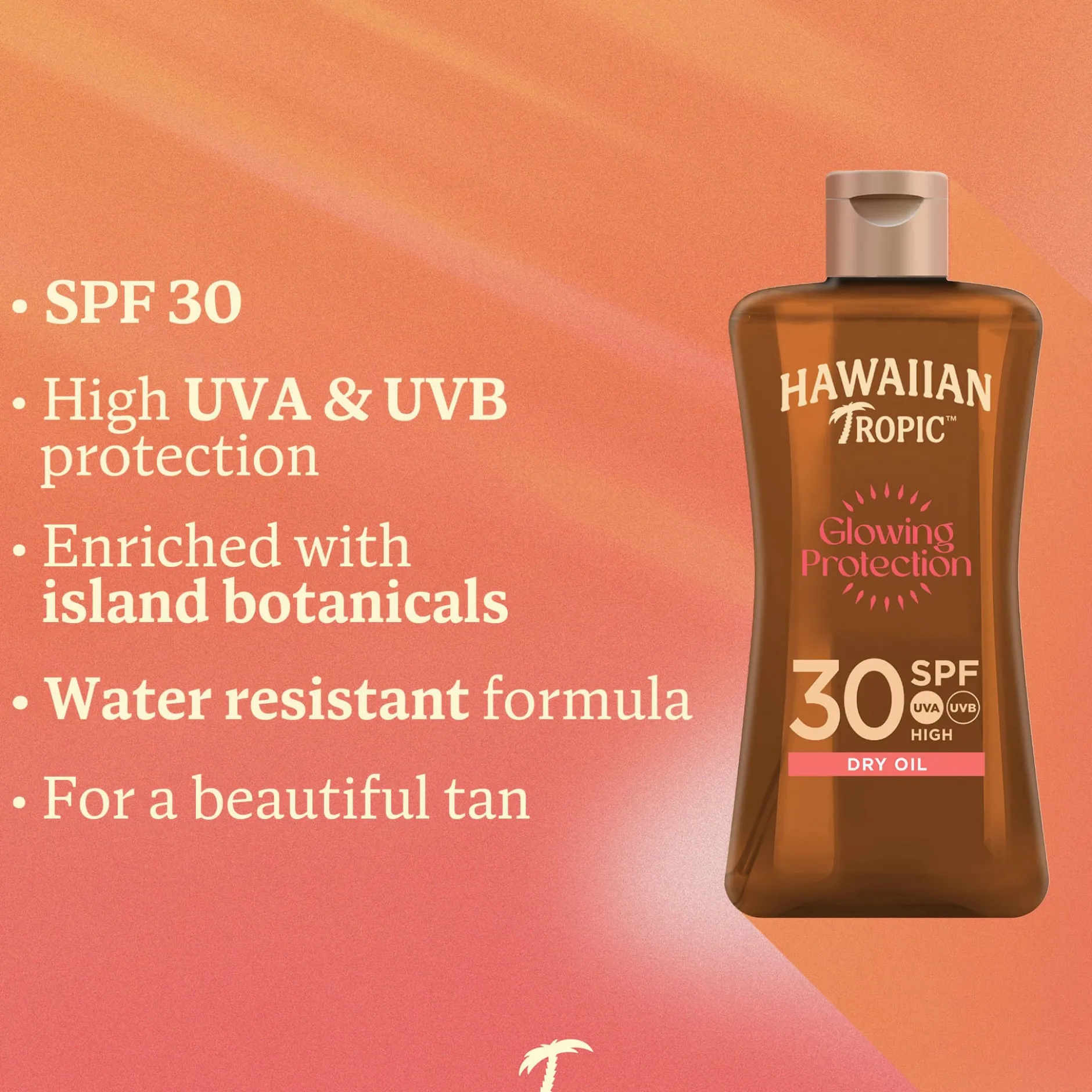 Hawaiian Tropic Glowing Protection Dry Oil SPF30 75 ml