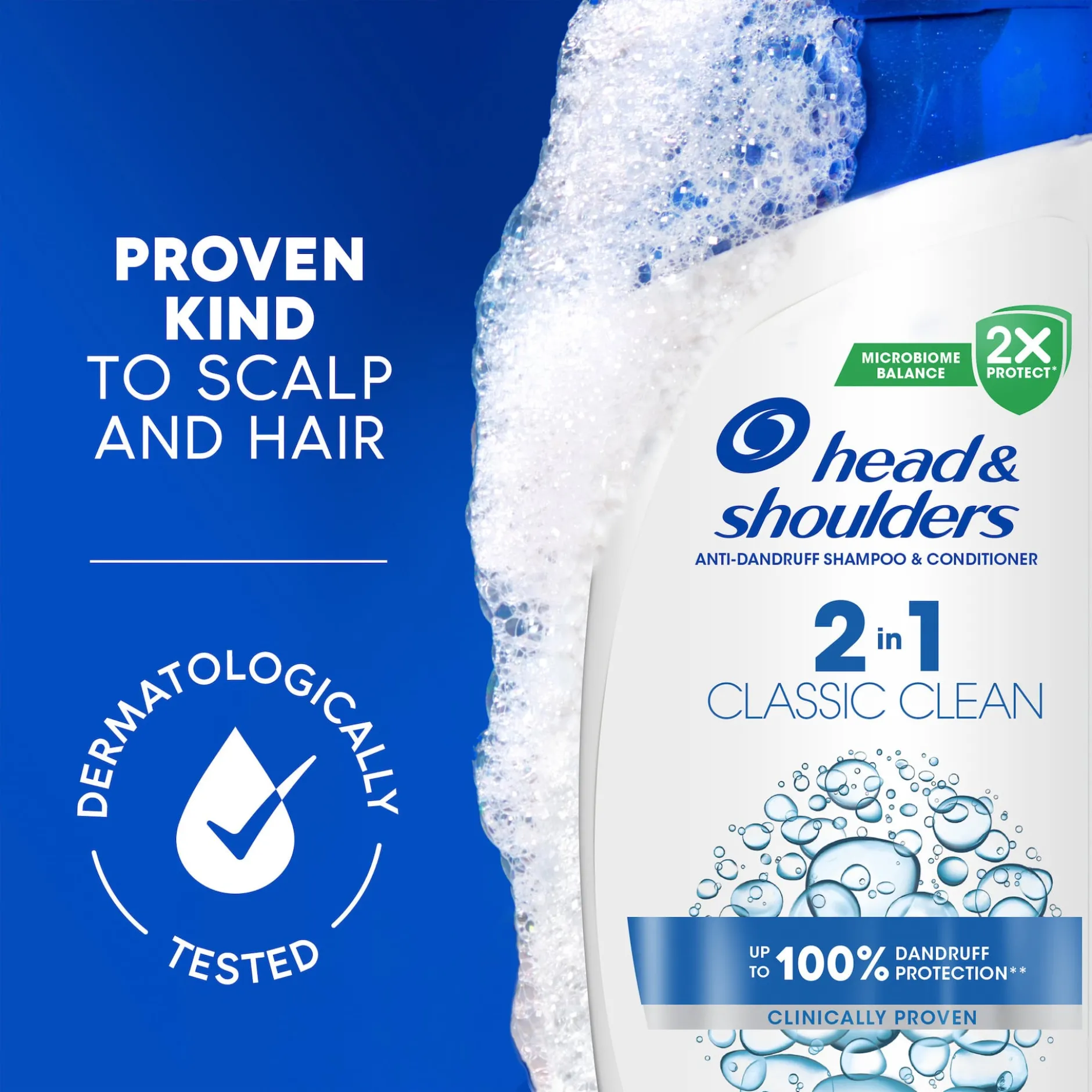 Head & Shoulders Classic Clean 2-i-1 Schampo mot mjäll 500 ml