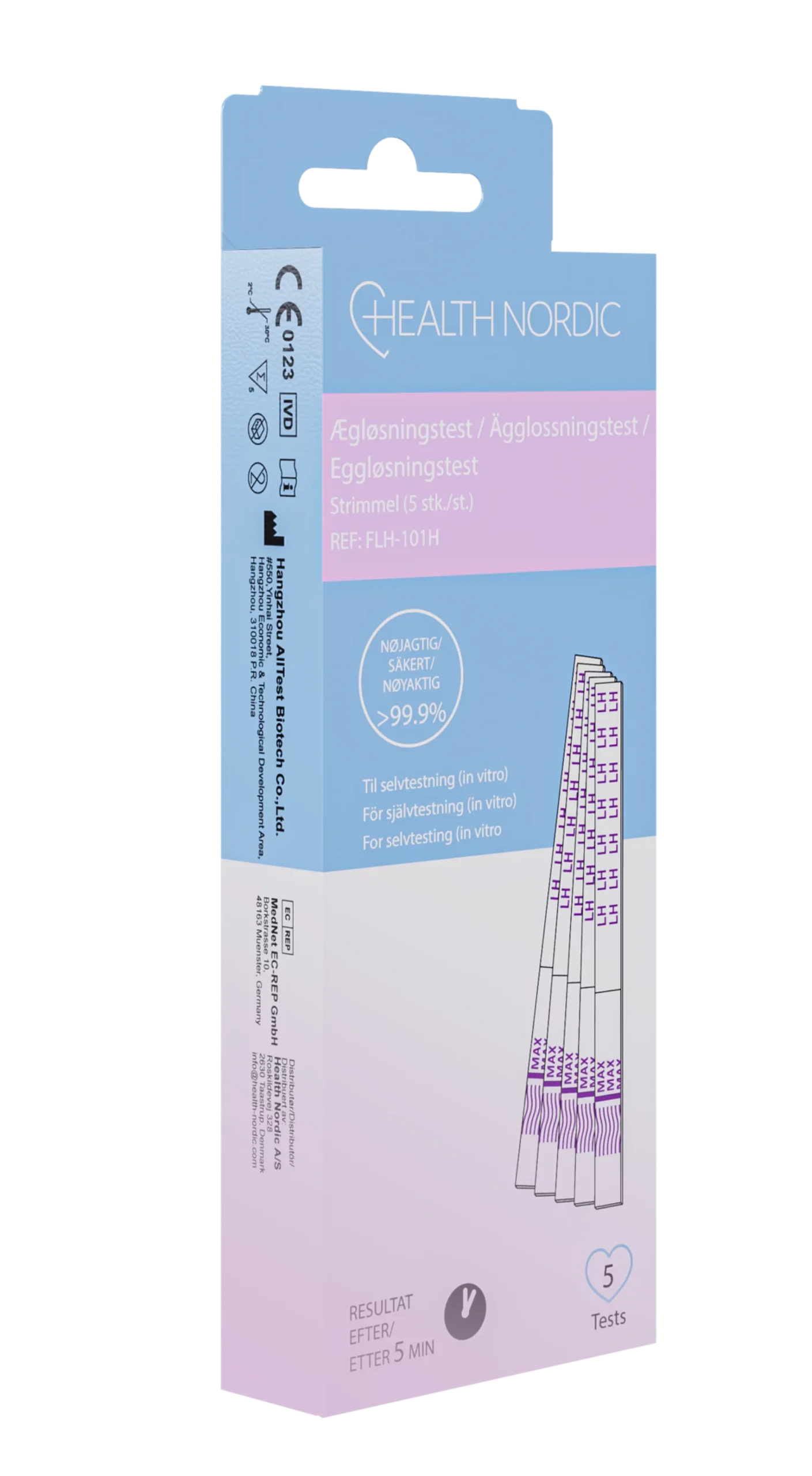 Health Nordic Ägglossningstest Remsa 5 st