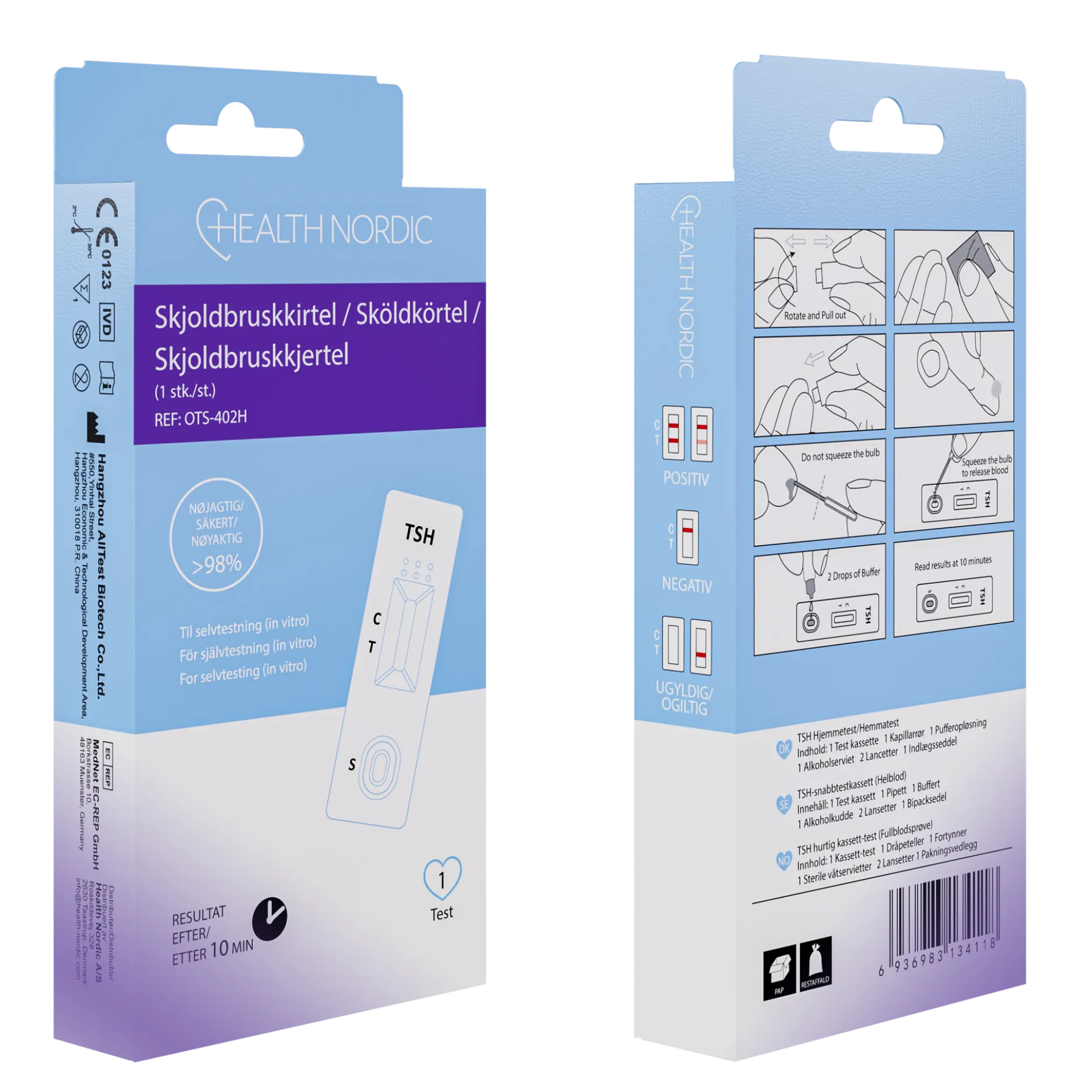 Health Nordic Metabolism Hemtest 1 st
