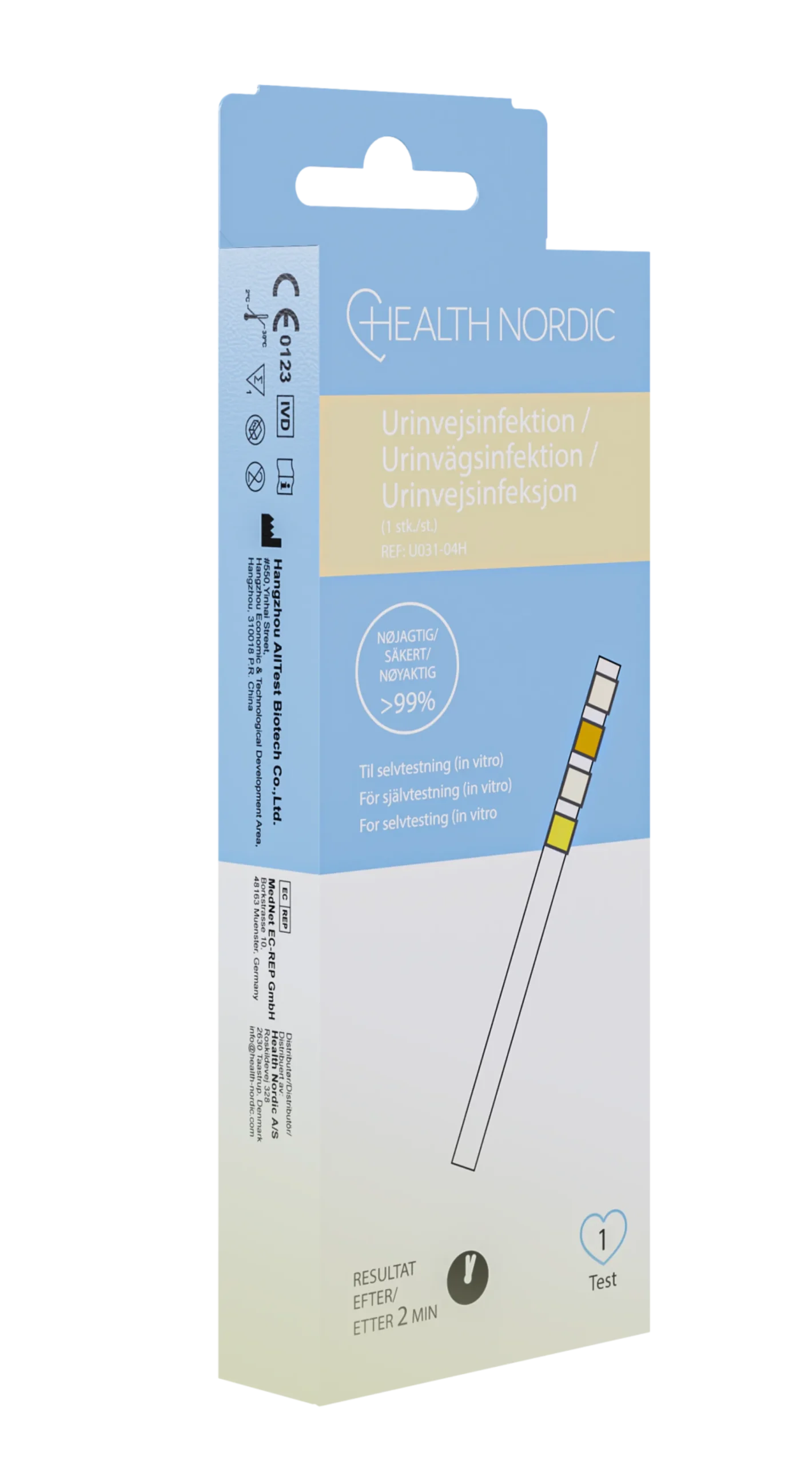 Health Nordic Urinvägsinfektion Hemtest 1 st