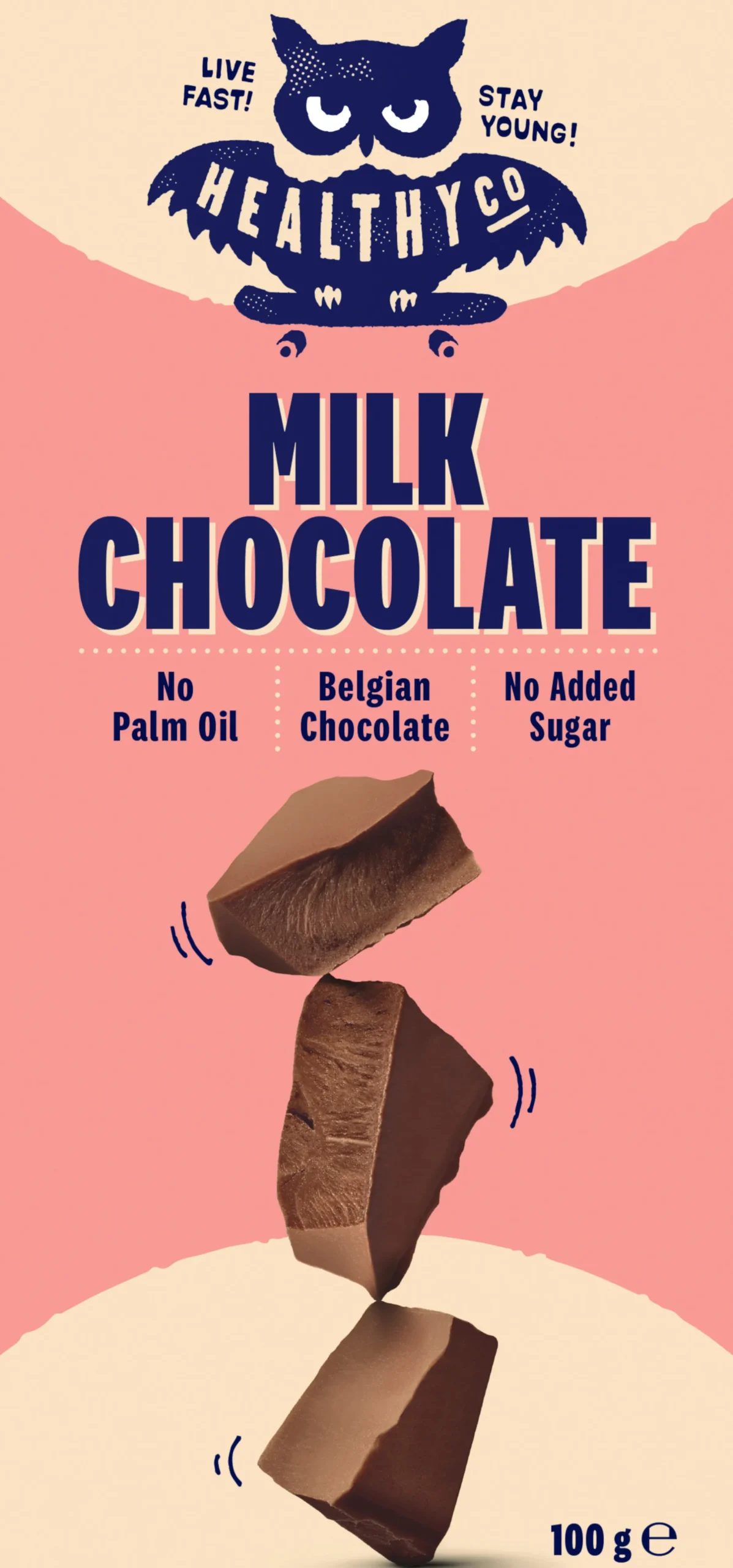 HealthyCo Milkchocolate 100 g