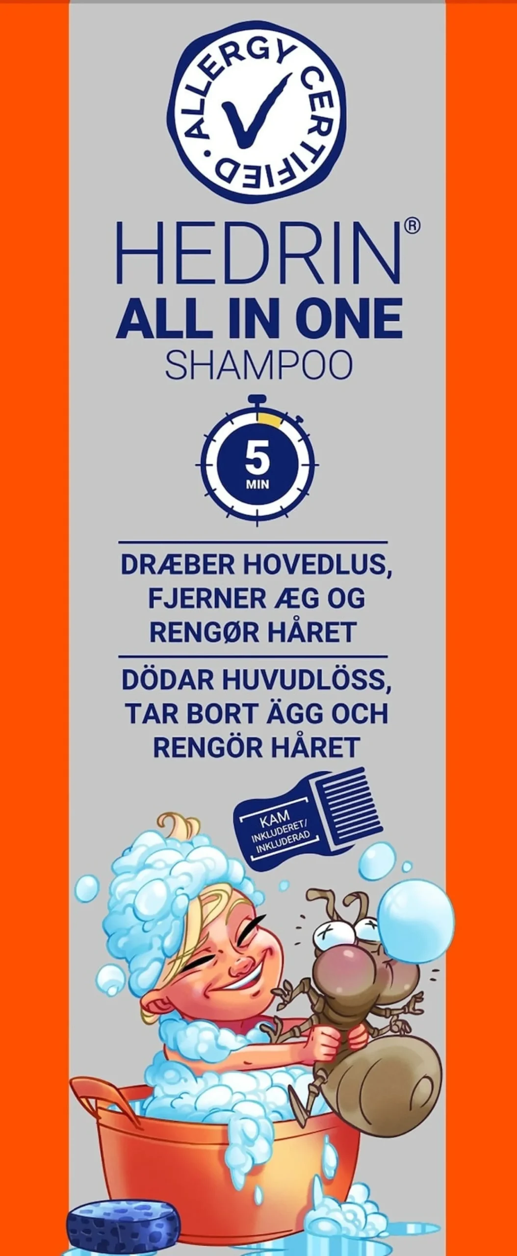 Hedrin All In One Schampo 200 ml