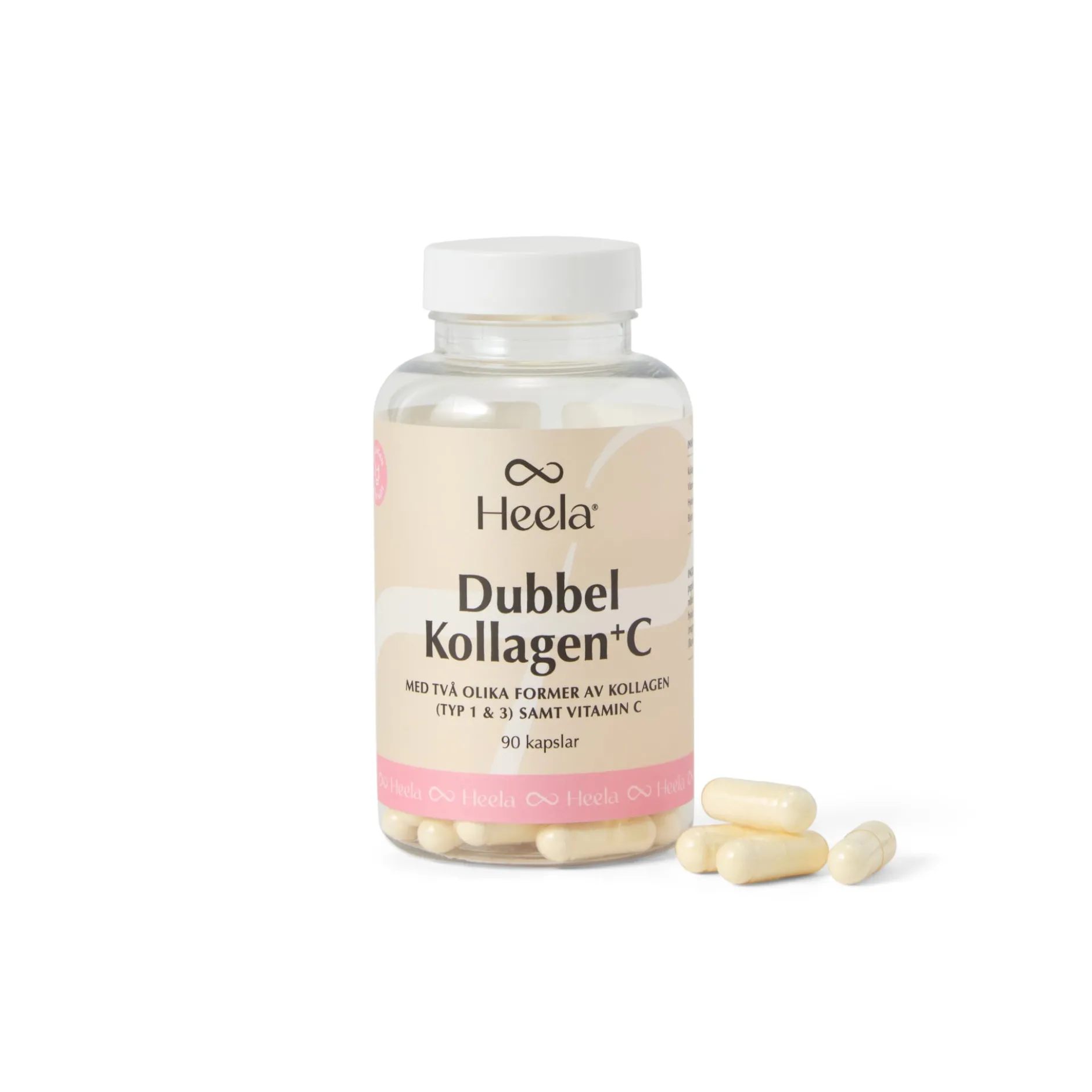 Heela Dubbel Kollagen + C 90 kapslar