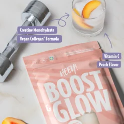 Heey! Boost & Glow Creatine + Collegan® Ice Tea Peach 300 g
