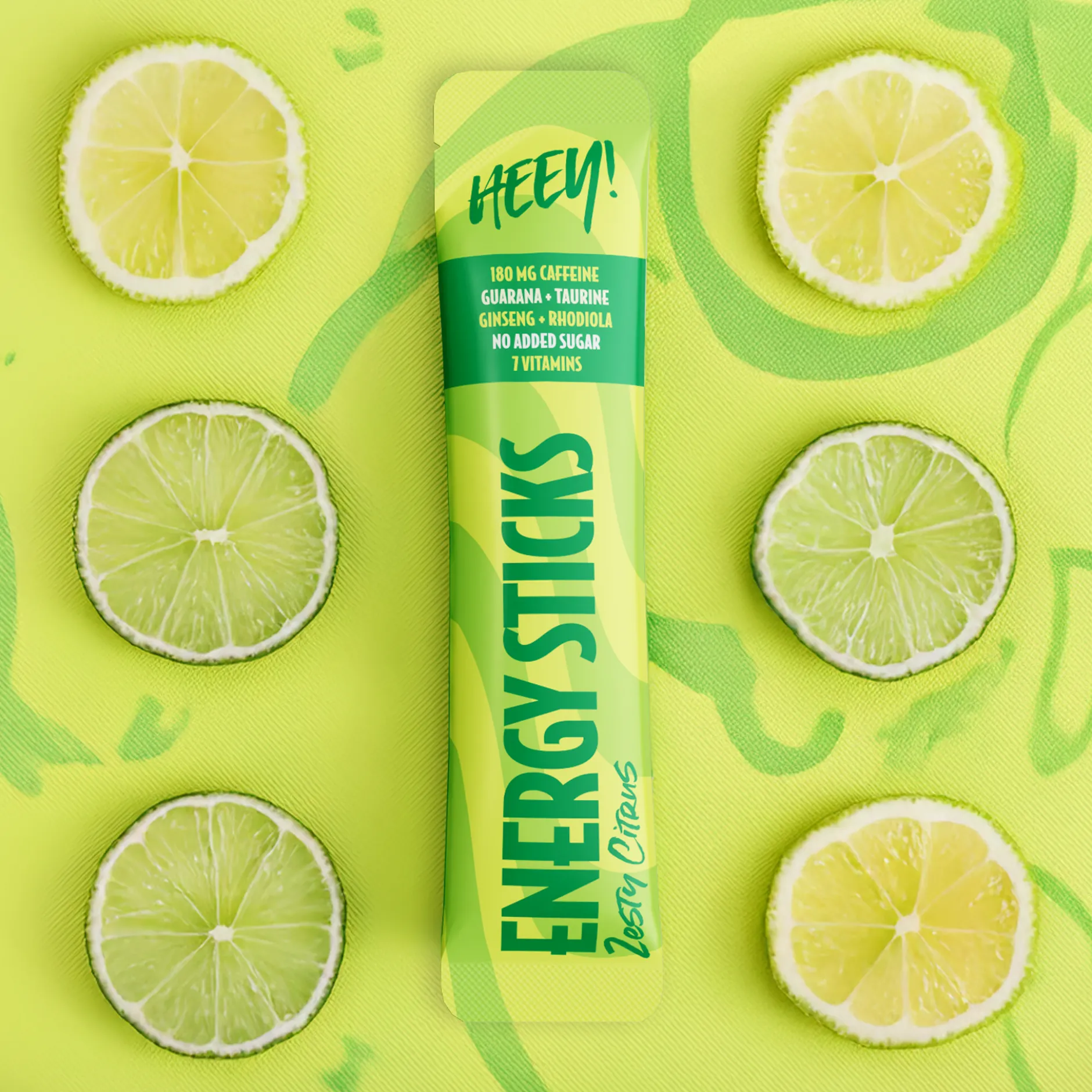 Heey! Energy Sticks Koffein Guarana Zesty Citrus 30 st