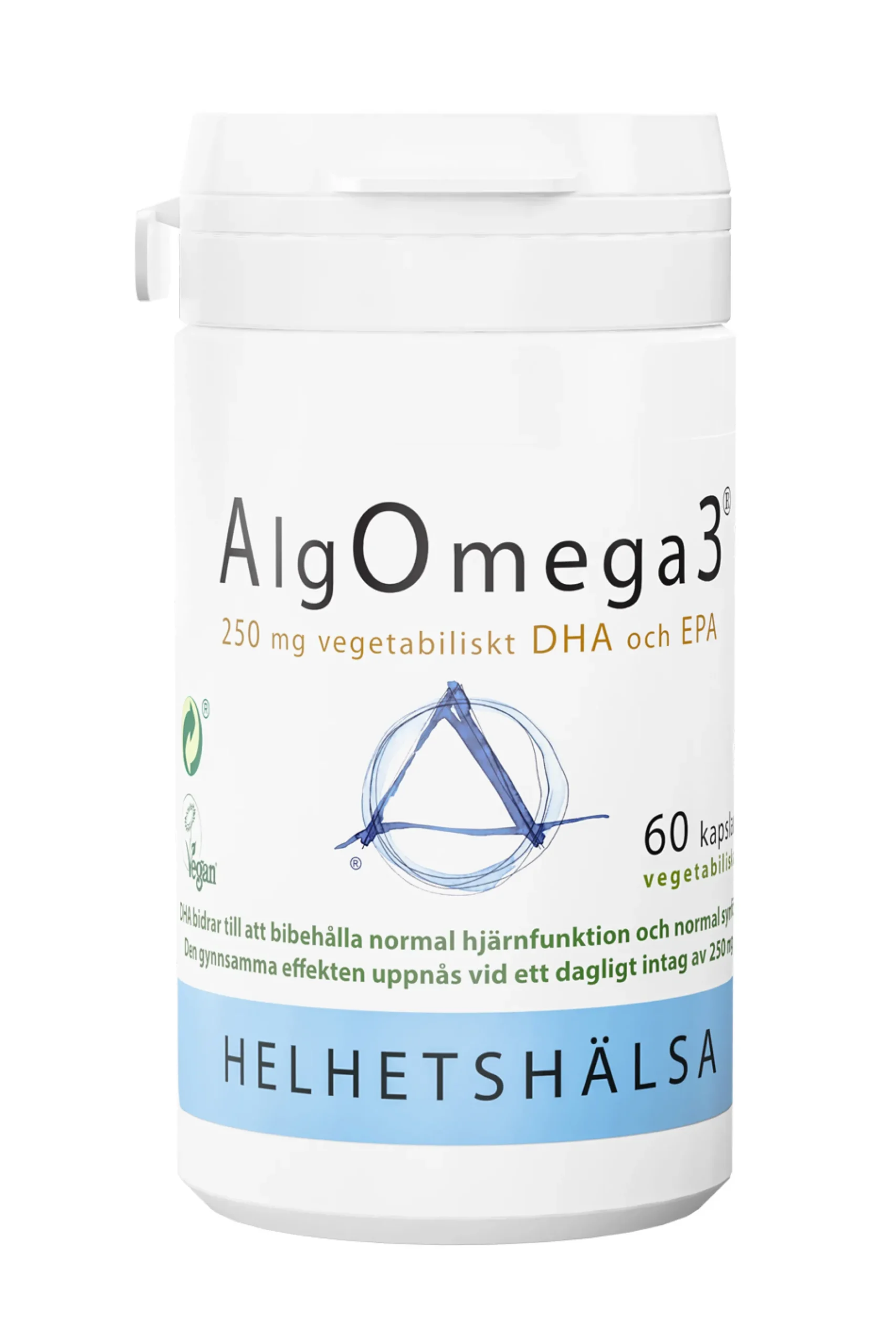 Helhetshälsa AlgOmega3 60 kapslar