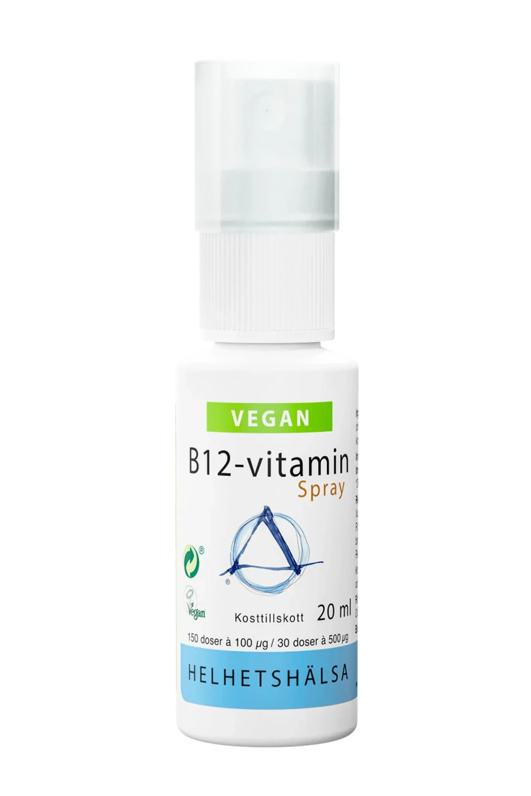 Helhetshälsa B12-vitamin 100 μg Spray 20 ml