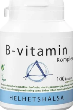 Helhetshälsa B-vitamin Komplex 100 kapslar