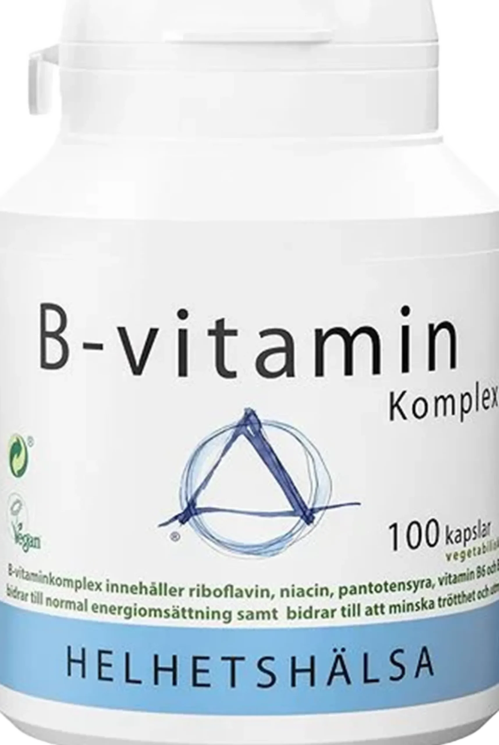 Helhetshälsa B-vitamin Komplex 100 kapslar